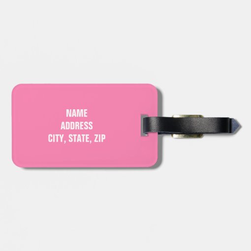 Funny Personalized Luggage Tag Zazzle