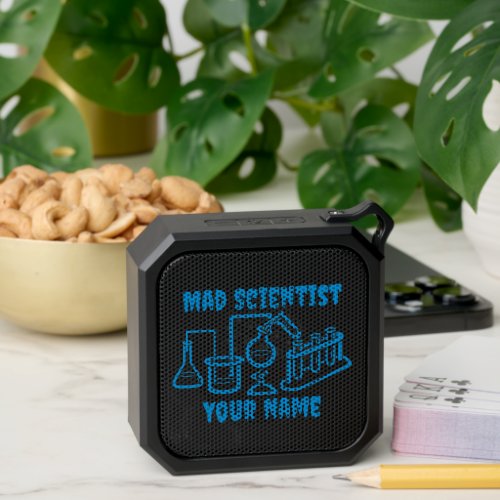 Funny Personalized Mad Scientist Bluetooth Speaker
