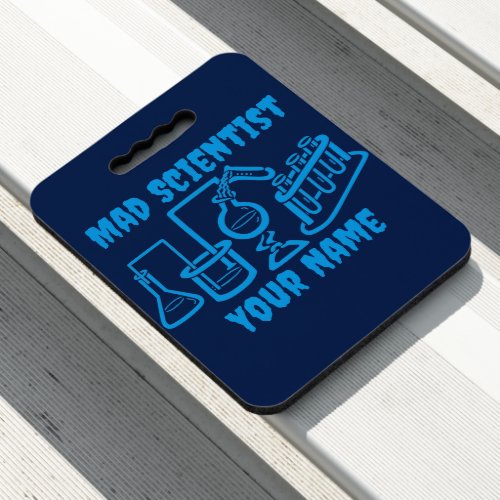 Funny Personalized Mad Scientist Seat Cushion