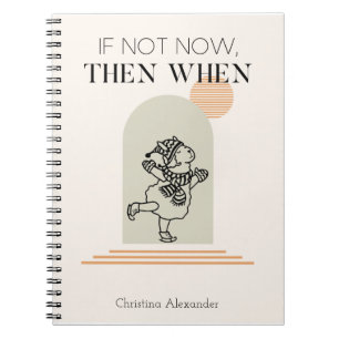 Funny Personalized Motivational Notebook