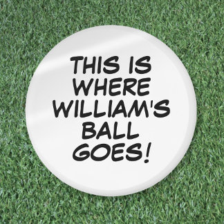 Funny Personalized Name Golf Magnet