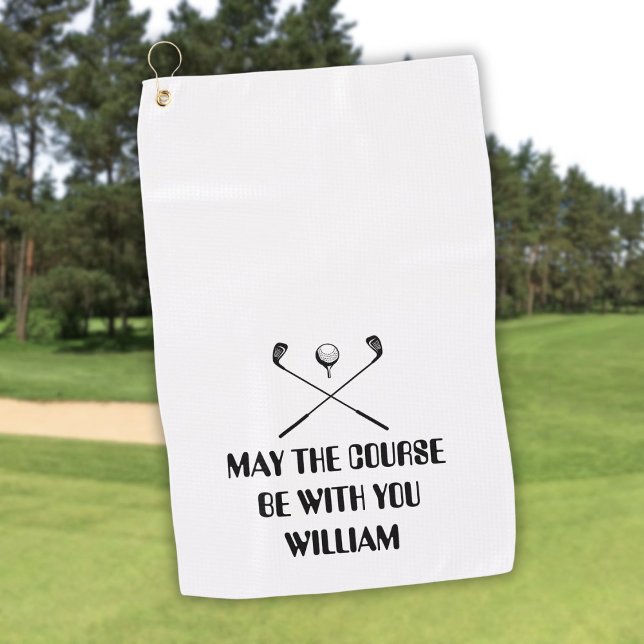 Funny Personalized Name Golf Towel (Funny Personalized Name Golf Towel)