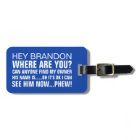 Funny Personalized Name Where are You