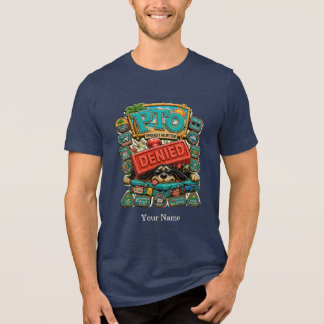 Funny personalized office humor T-shirt featuring Tri-Blend Shirt