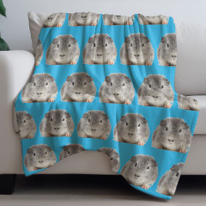 Funny Personalized Pet Face Fleece Blanket