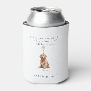 Funny Personalized Pet Wedding Favor Can Cooler
