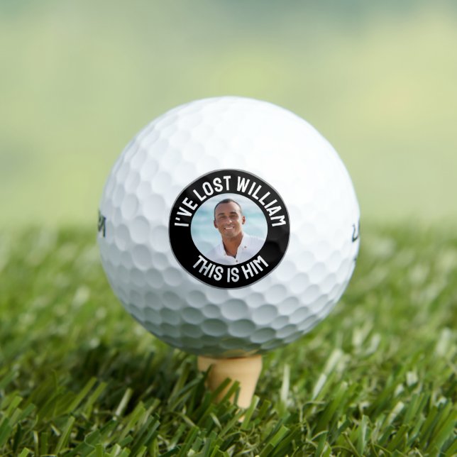 Funny Personalized Photo Lost Golf Balls (Insitu Tee)