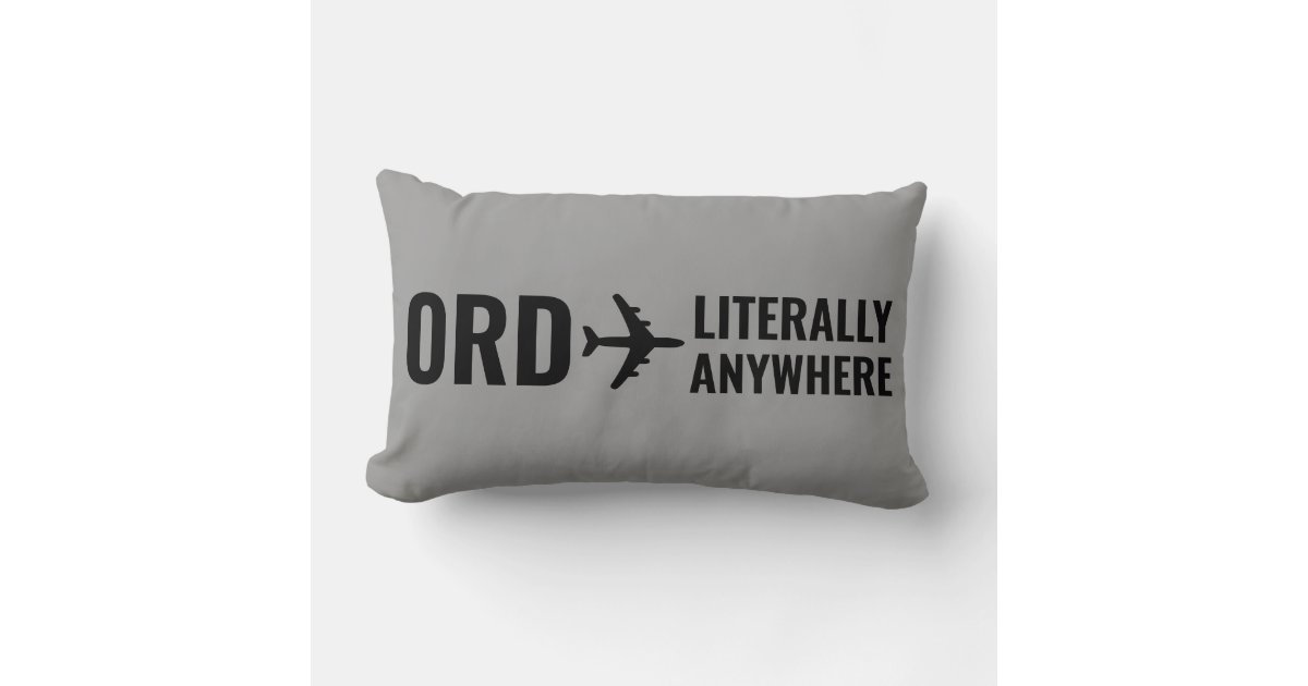 Funny Personalized Pilot Gift Travel Lover Lumbar Pillow