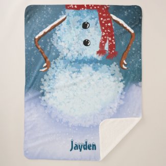 Funny Personalized Snowman