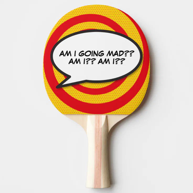 Funny Personalized Speech Bubble Modern Cool Ping Pong Paddle | Zazzle Funny Personalized Speech Bubble Modern Cool Ping Pong Paddle | Zazzle