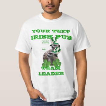 Funny Personalized St Patrick's T-shirt by Paddy_O_Doors at Zazzle