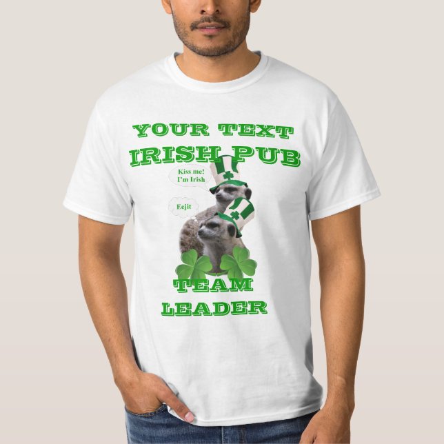 Funny personalized St Patrick's T-Shirt (Front)