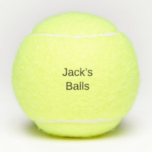 Funny Personalized Tennis Balls