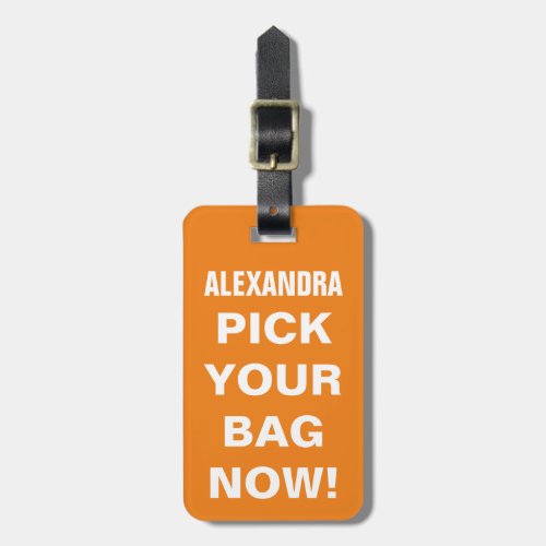 Funny Personalized Travel Luggage Luggage Tag