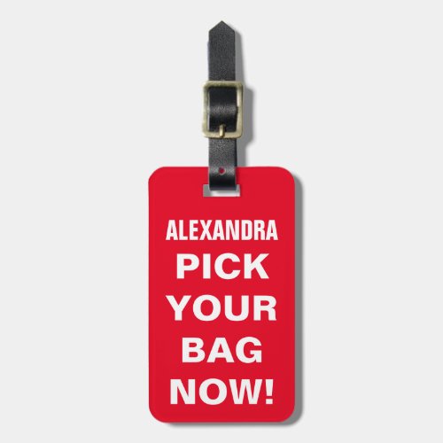 Funny Personalized Travel Luggage Luggage Tag