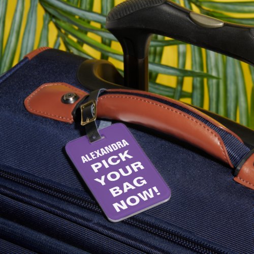 Funny Personalized Travel Luggage Luggage Tag