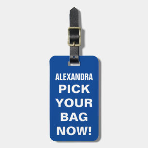 Funny Personalized Travel Luggage Tag