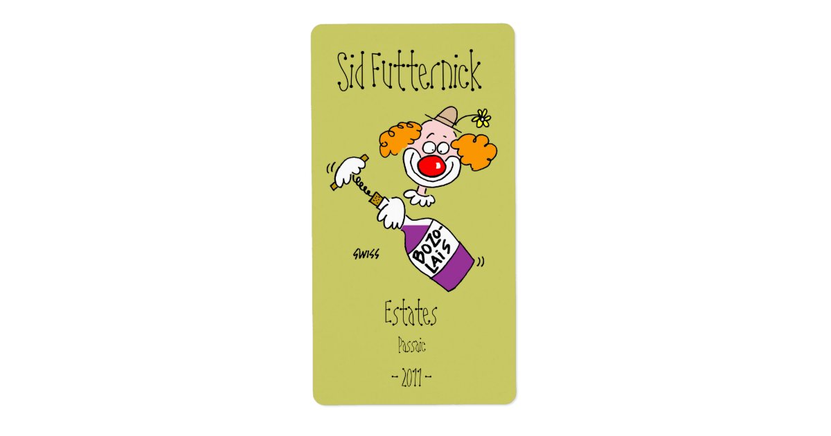 funny personalized wine labels zazzlecom