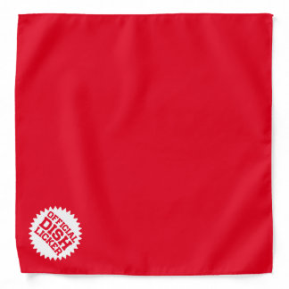 Funny Pet Bandana "Official Dish Licker"