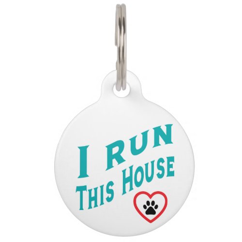 Funny Pet Cat Dog ID Tag