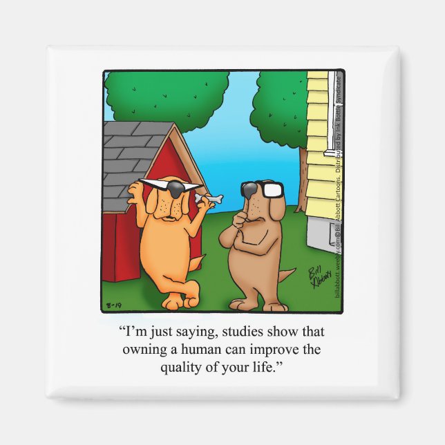 Funny Pet Dog  Humor Magnet Gift (Front)