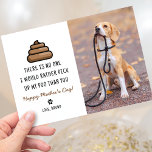 Funny Pet Happy Fur Mothers Day Card<br><div class="desc">Are you looking for the perfect Fur Mother's Day Card for your pet parent? Give them a card that will make them laugh and smile all year long. Our Funny Pet Mothers Day Card is sure to bring a smile to your pet parent's face. This greeting card features a hilarious...</div>