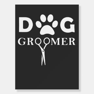 Funny Pet Workwear Grooming Dog Groomer Men Women Foam Board