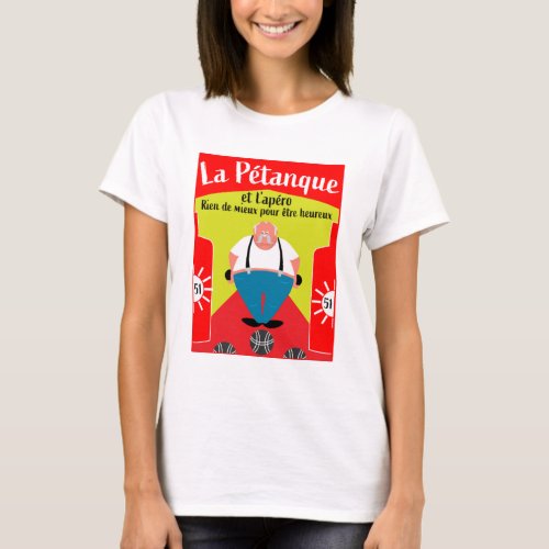 funny Ptanque gifts  T_Shirt