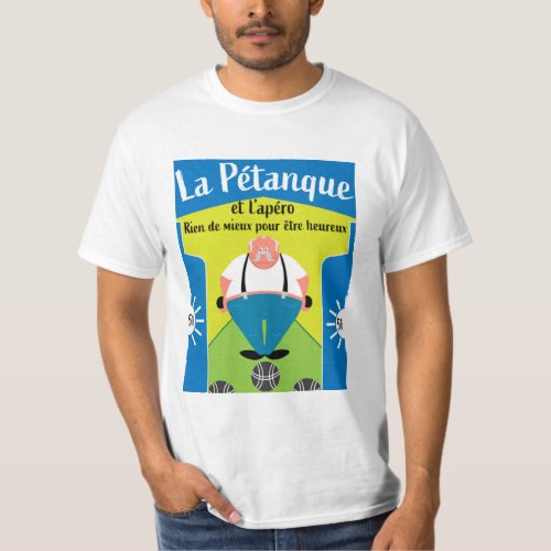 funny Ptanque gifts T_Shirt