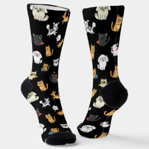 Funny Pets Pattern Crew Socks
