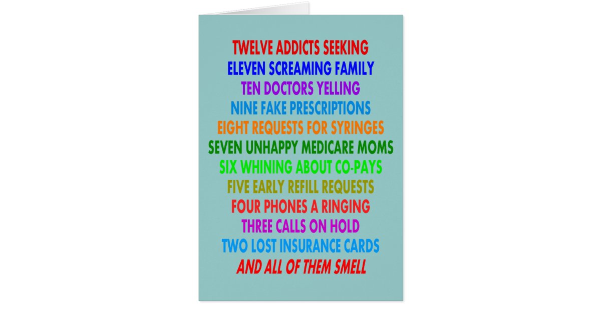 Funny Pharmacist Christmas Cards | Zazzle.com