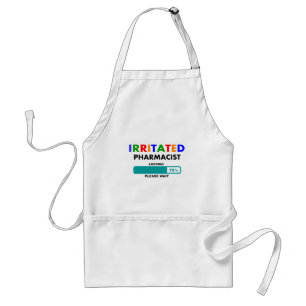 Funny Pharmacist Loading T-Shirts Adult Apron