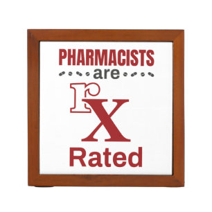Funny Pharmacist Pharmacists Are rX Rated Desk Organizer