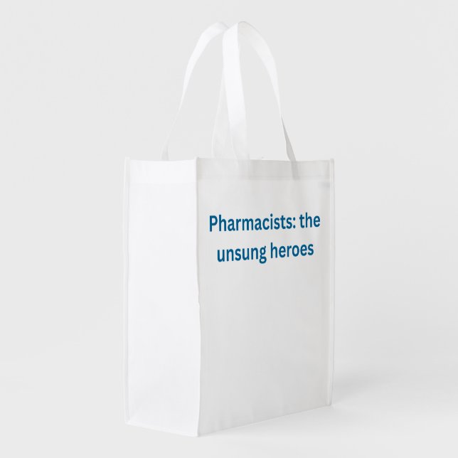 Funny Pharmacist Reusable bag (Back Side)