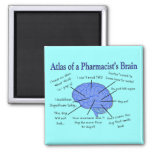 Funny Pharmacist&#39;s Brain Gifts Magnet at Zazzle