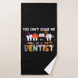 Funny Pharmacy Technician Pharmacist Halloween Cop Bath Towel