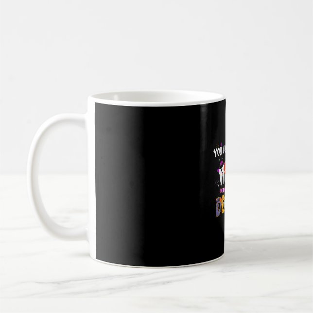 Funny Pharmacy Technician Pharmacist Halloween Cop Coffee Mug (Left)