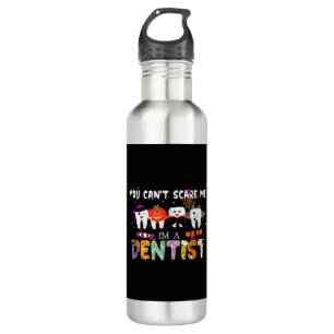 Funny Pharmacy Technician Pharmacist Halloween Cop Stainless Steel Water Bottle