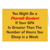 Funny PharmD Student Gifts (Front Horizontal)