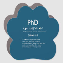 funny phd definition paw