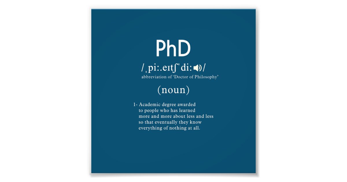 phd definition joke