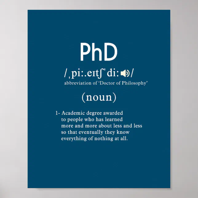 phd full form in funny way