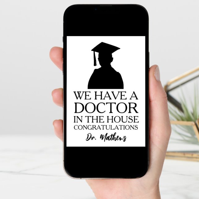 funny phd graduation cards (Front Digital)
