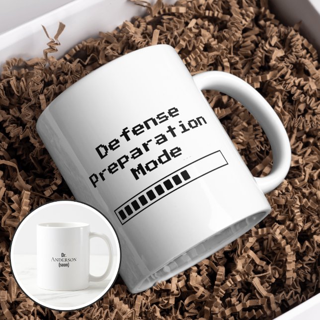 Funny Phd Graduation Defense Preparation Mode Coffee Mug (Creator Uploaded)
