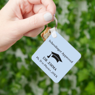 Funny PhD Keychain Field Specific