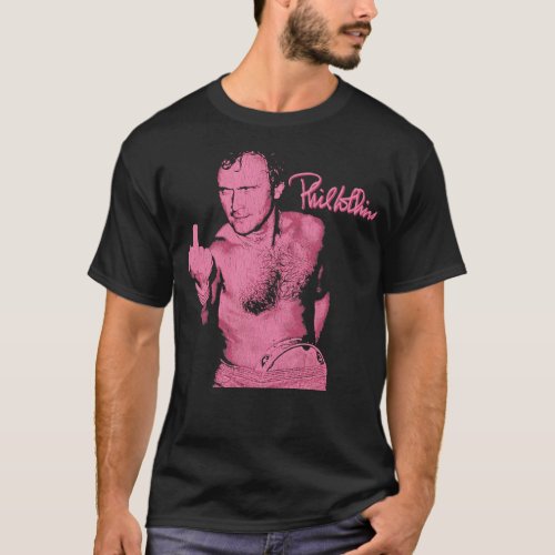Funny Phil Collins Fan Art Pink T_Shirt