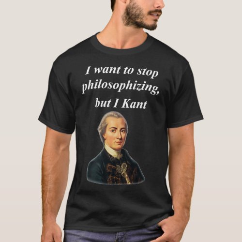 Funny Philosophy Major Immanuel Kant T_Shirt