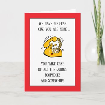 Funny Phone Administrative Professionals Day Card by SueshineStudio at Zazzle