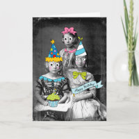 Funny photo Birthday Card