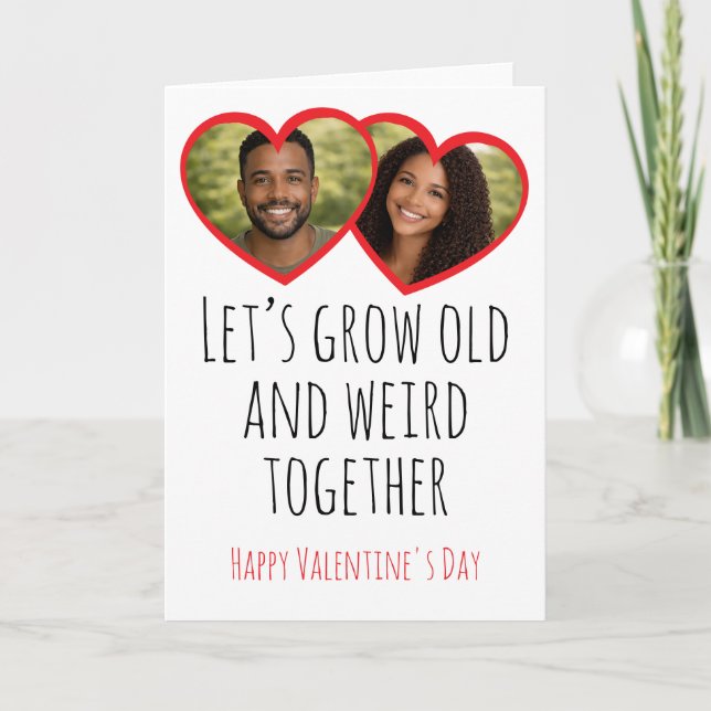 Funny Photo Cupid Valentine's Day Card For Couples (Front)